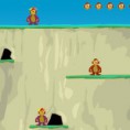 monkey cliff diving